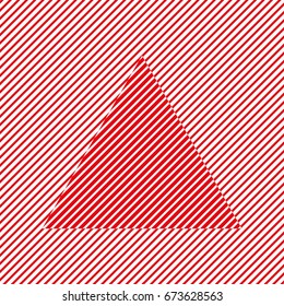 Triangle background with vector lines