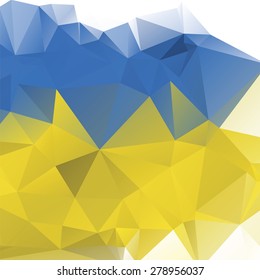 Triangle background, vector polygon art, soft colored abstract illustration. Web mobile interface template. Travel corporate website design. Blurred. Landscape. Instagram style.