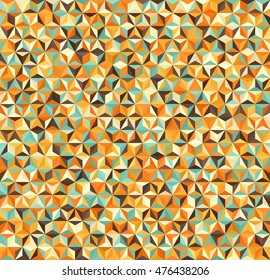 Triangle background. Vector seamless geometric pattern