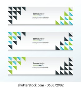 Triangle banner