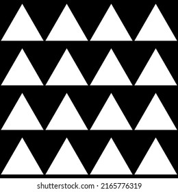 Triangle basic shape mosaic repeatable pattern, texture and background