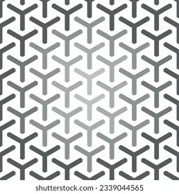 Triángulo en color negro. Ilustración vectorial.