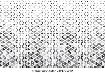 Triangle Black And Grey Color Halftone Geometric Background Pattern