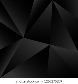 Triangle black shape abstract backgorund flat design vector illustration