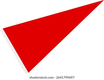 Triangle blank board sign warning