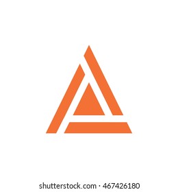 triangle with border logo