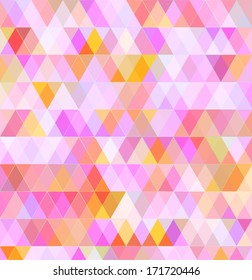 triangle bright background