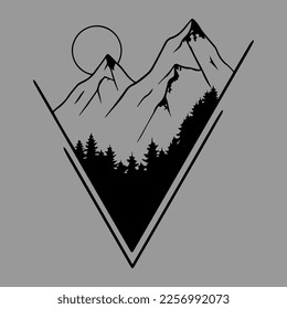 triangle builds an epic landscape image