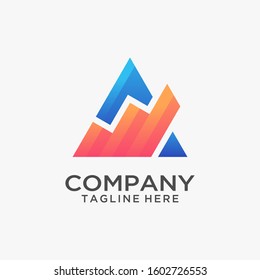 Triangle business logo design inspiration