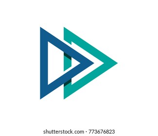 triangle business logo and symbols app template