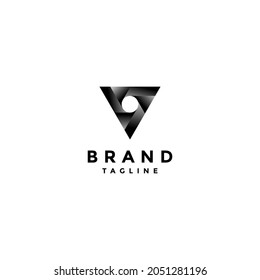 Triangle With A Camera Shutter Motive In It