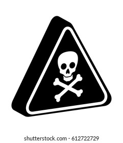 triangle caution signal icon