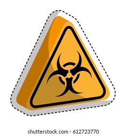 triangle caution signal icon