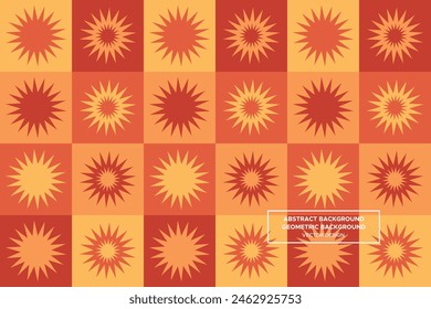 Triangle and Circle Shapes and Designs Brown and Orange Colors Geometric Pattern Abstract Pattern Seamless 
