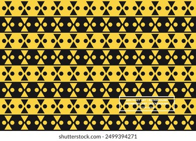Triangle and Circle Shapes and Designs Yellow and Black Colors Geometric Pattern Abstract Pattern Seamless Pattern