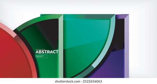 Triangle circles background. Vector Illustration For Wallpaper, Banner, Background, Card, Book Illustration, landing page