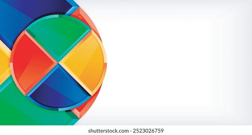 Triangle circles background. Vector Illustration For Wallpaper, Banner, Background, Card, Book Illustration, landing page
