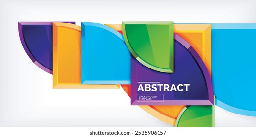 Triangle circles background. Vector Illustration For Wallpaper, Banner, Background, Card, Book Illustration, landing page
