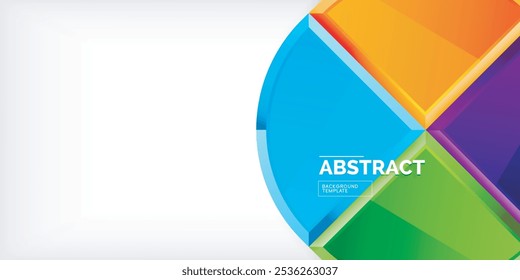 Plano de fundo de círculos triangulares. Ilustração vetorial para papel de parede, banner, plano de fundo, cartão, ilustração de livro, página inicial