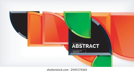 Triangle circles background. Vector Illustration For Wallpaper, Banner, Background, Card, Book Illustration, landing page