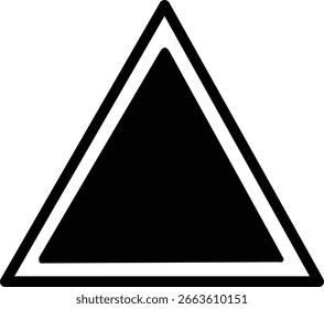 Diseño del arte del Clip del triángulo en el fondo aislado transparente blanco llano para la tarjeta, camisa, sudadera con capucha, sudadera, ropa, etiqueta, taza, icono, cartel o insignia
