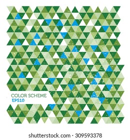 Triangle color abstract concept background