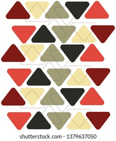  triangle color geometric pattern-Vektör