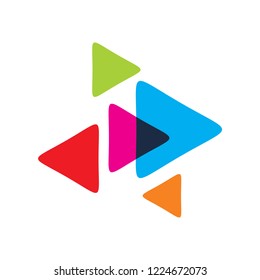 triangle color logo