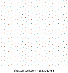 Patrón de color triangular niños textil