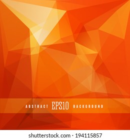 Plantilla de fondo de diseño abstracto de color triangular