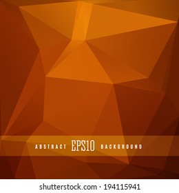 Plantilla de fondo de diseño abstracto de color triangular