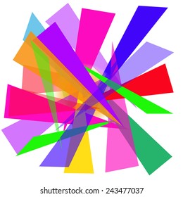Triangle colorful abstract vector backgroun