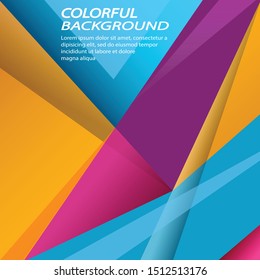triangle colorful background vector eps 
