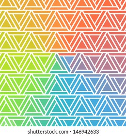 Triangle colorful background. Vector illustration.