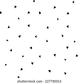 Triangle Confetti Background Pattern. 