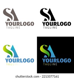 logotipo de montaña de naturaleza creativa de triángulo