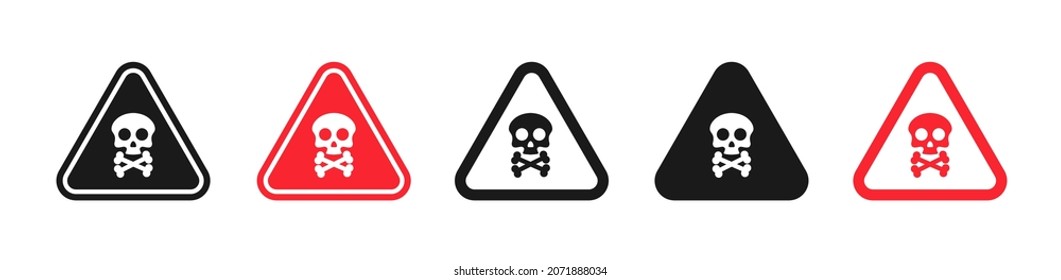 Triangle danger vector sign icon