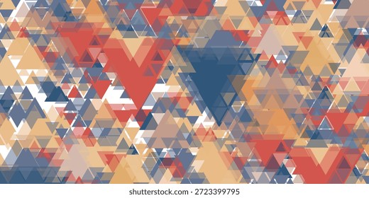 Fondos de arte decorativo triángulo. Ilustración vectorial abstracta del mosaico del arco iris poligonal. Patrón simple triangular. Diseño geométrico de la Plantilla para el cartel, Anuncio, tarjeta.