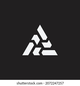 Triangle design logo concept. Symbol or sign. Creative design.