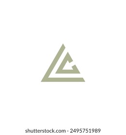 triangle design logo icon vector technology