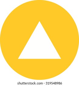 Triangle, design, pyramid icon vector image. Can also be used for shapes and geometry. Suitable for use on web apps, mobile apps and print media.