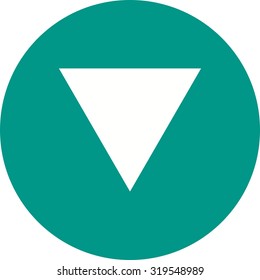 Triangle, design, pyramid icon vector image. Can also be used for shapes and geometry. Suitable for use on web apps, mobile apps and print media.