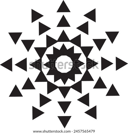 triangle designs in a round 