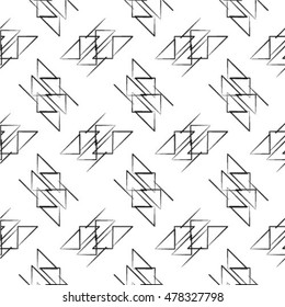 Triangle design,Vector seamless pattern.