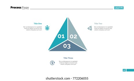 Triangle Diagram Slide Template