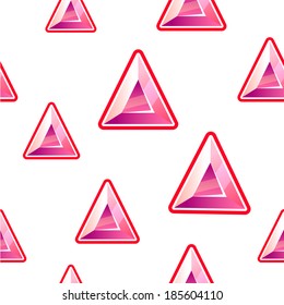 Triangle diamond background