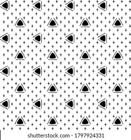 TRIANGLE DOT PATTERN FABRIC DESIGN