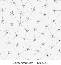 Triangle dots  seamless pattern