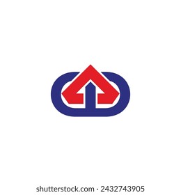 triangle drugstore arrow capsule pills symbol logo vector 