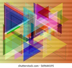 triangle elements background